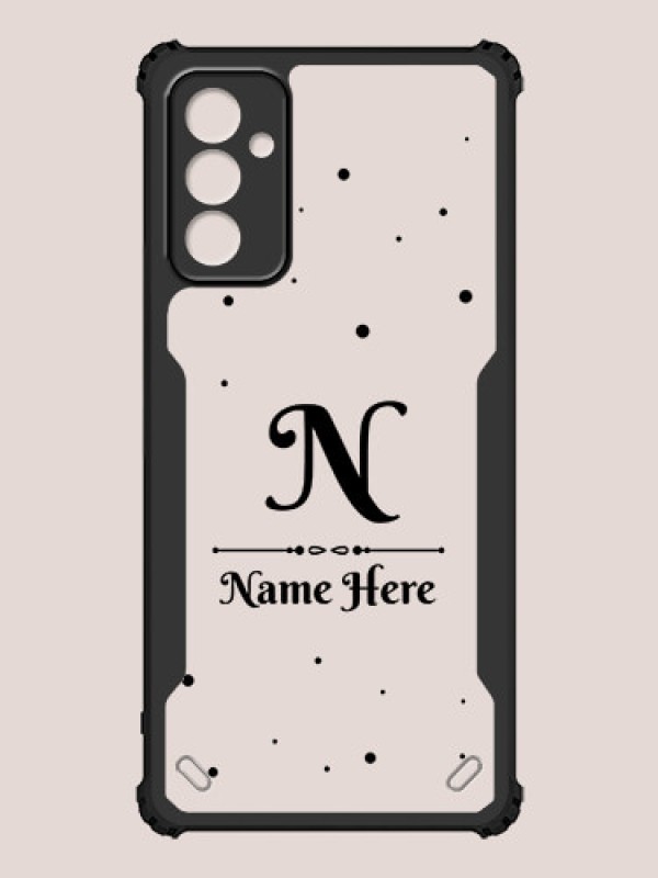 Custom Galaxy F23 Custom Hybrid Mobile Phone Case With Polka Dot Themed Design