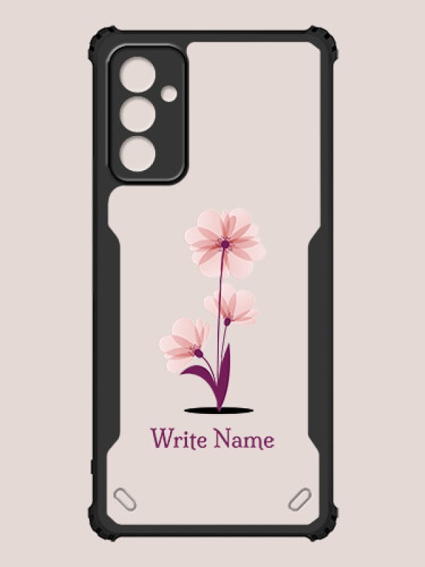 Custom Galaxy F23 Custom Hybrid Mobile Phone Case With Flower Design