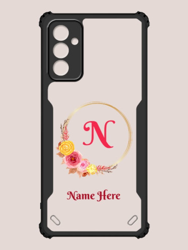 Custom Galaxy F23 Custom Hybrid Mobile Phone Case With Wreath Themed Design