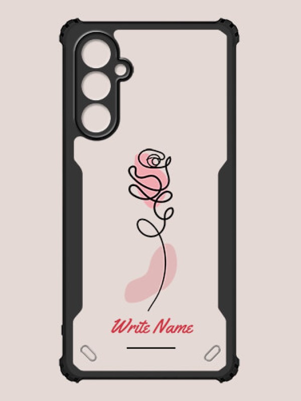 Custom Galaxy F34 5G Custom Hybrid Mobile Phone Case With Rose Flower Design