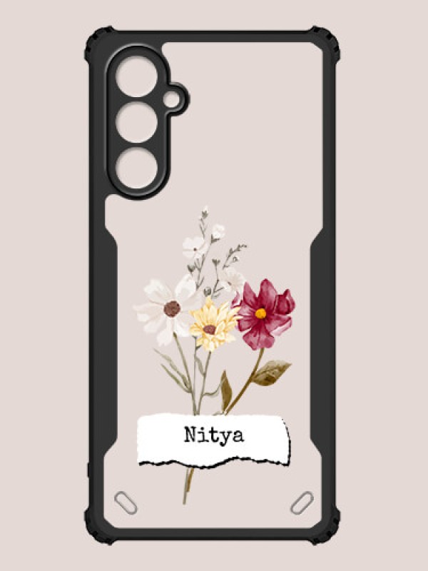 Custom Galaxy F34 5G Custom Hybrid Mobile Phone Case With Beautiful Flowers Design