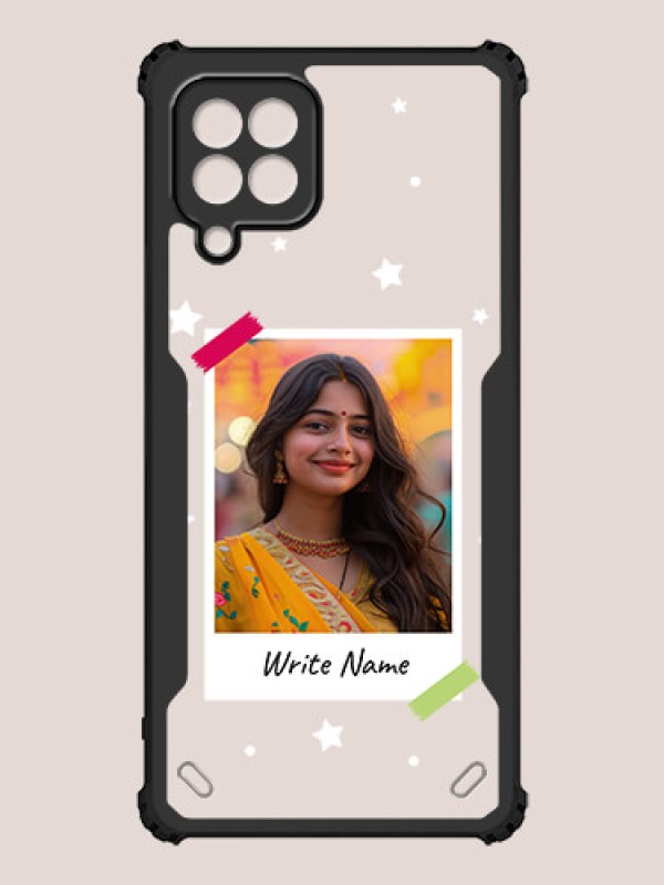 Custom Galaxy F42 5G Custom Hybrid Mobile Phone Case With Polaroid Picture Style Design