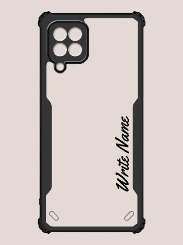 Custom Galaxy F42 5G Custom Hybrid Mobile Phone Case With Simple Text Design