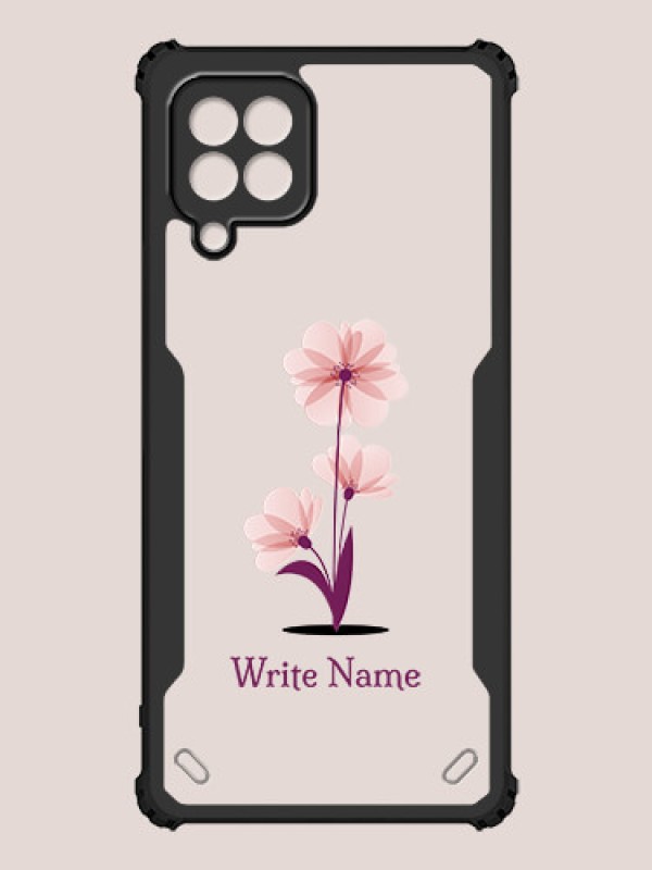 Custom Galaxy F42 5G Custom Hybrid Mobile Phone Case With Flower Design