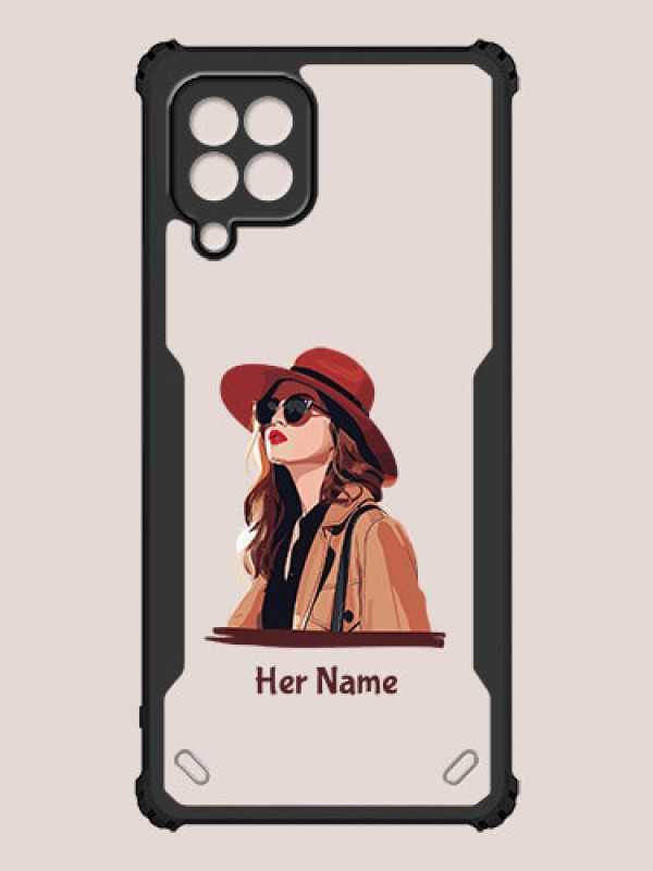 Custom Galaxy F42 5G Custom Hybrid Mobile Phone Case With Independent Woman Design