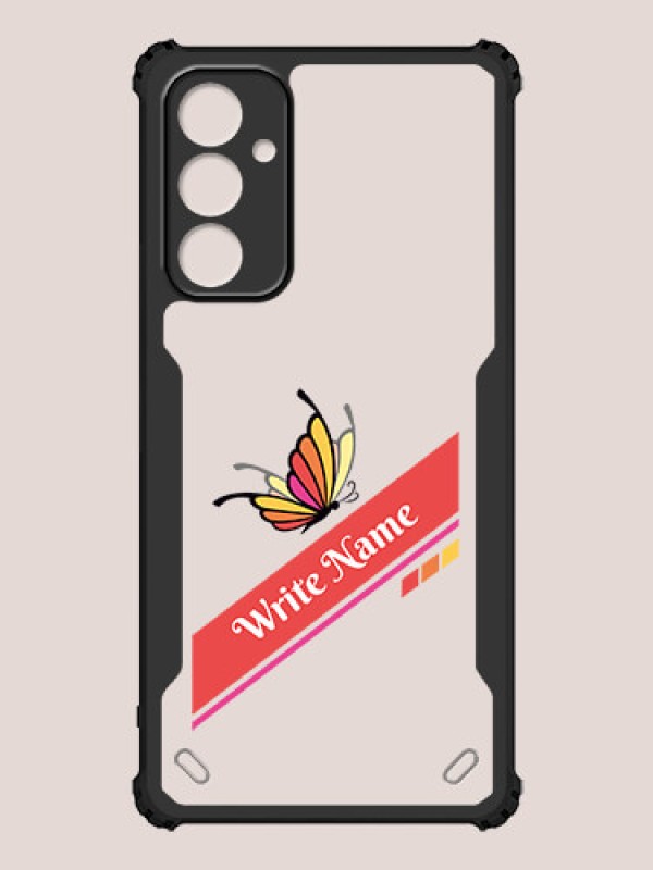 Custom Galaxy F54 5G Custom Hybrid Mobile Phone Case With Colorful Butterfly Design