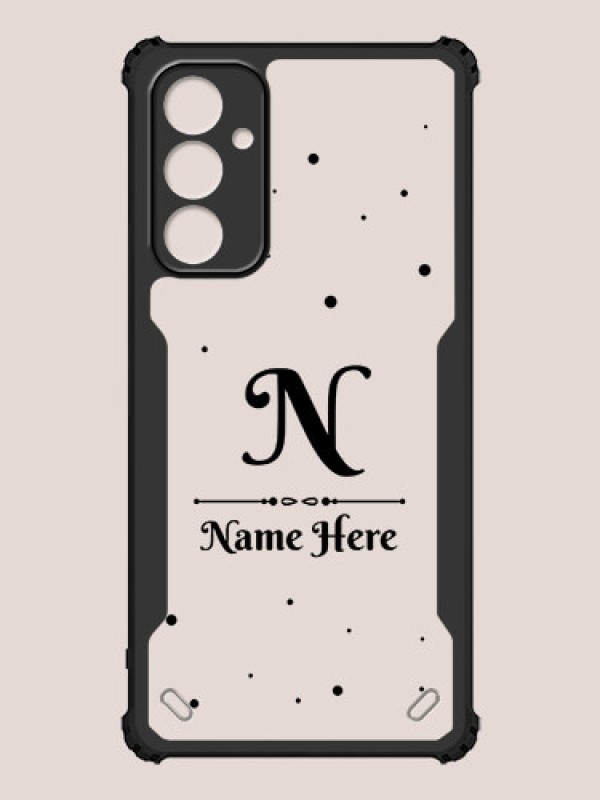 Custom Galaxy F54 5G Custom Hybrid Mobile Phone Case With Polka Dot Themed Design