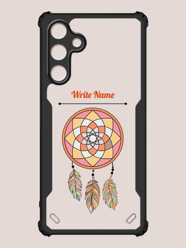 Custom Galaxy F55 5G Custom Hybrid Mobile Phone Case With Dream Catcher Design