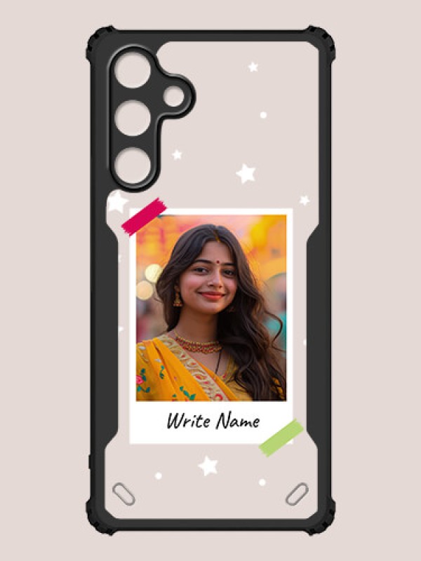 Custom Galaxy F55 5G Custom Hybrid Mobile Phone Case With Polaroid Picture Style Design