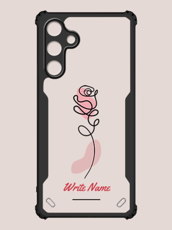 Custom Galaxy F55 5G Custom Hybrid Mobile Phone Case With Rose Flower Design