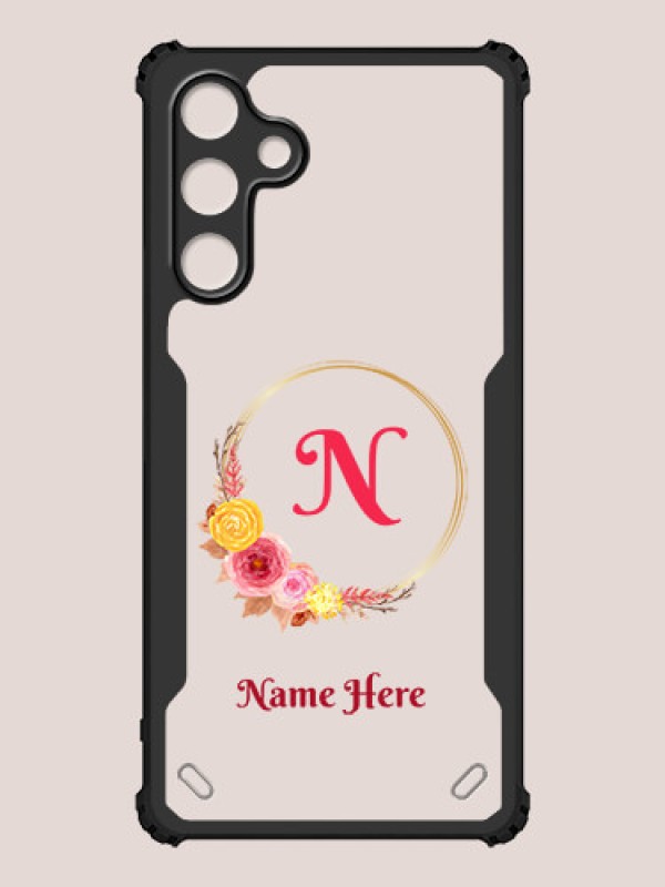 Custom Galaxy F55 5G Custom Hybrid Mobile Phone Case With Wreath Themed Design