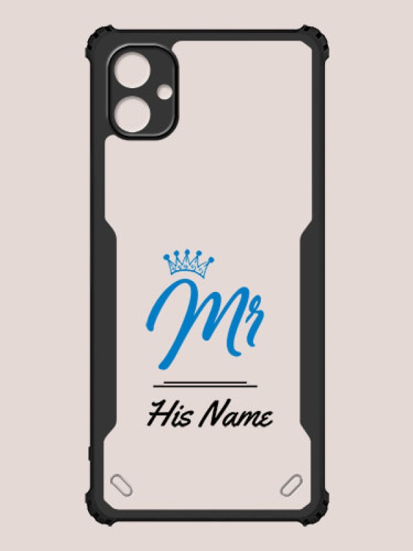 Custom Galaxy M04 Custom Hybrid Mobile Phone Case With Mr King Design