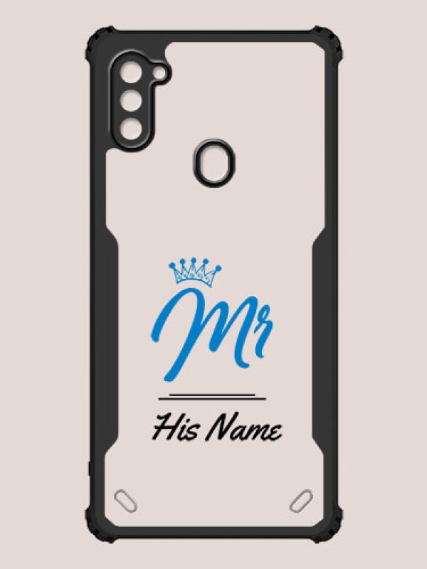 Custom Galaxy M11 Custom Hybrid Mobile Phone Case With Mr King Design