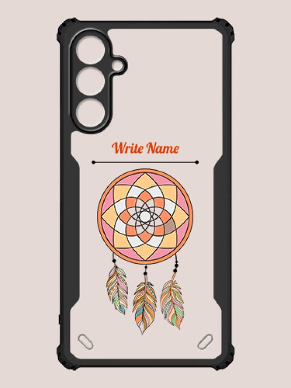 Custom Galaxy M15 5G Custom Hybrid Mobile Phone Case With Dream Catcher Design