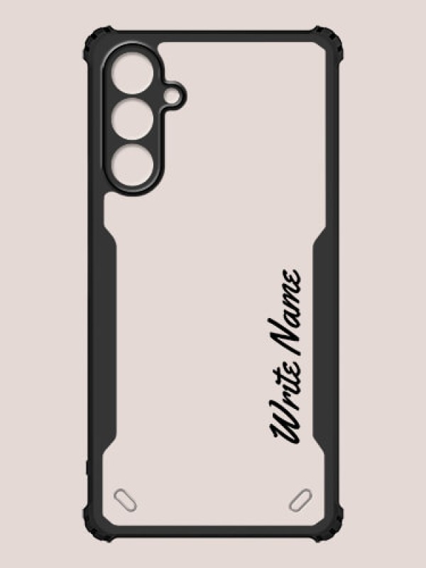 Custom Galaxy M15 5G Custom Hybrid Mobile Phone Case With Simple Text Design