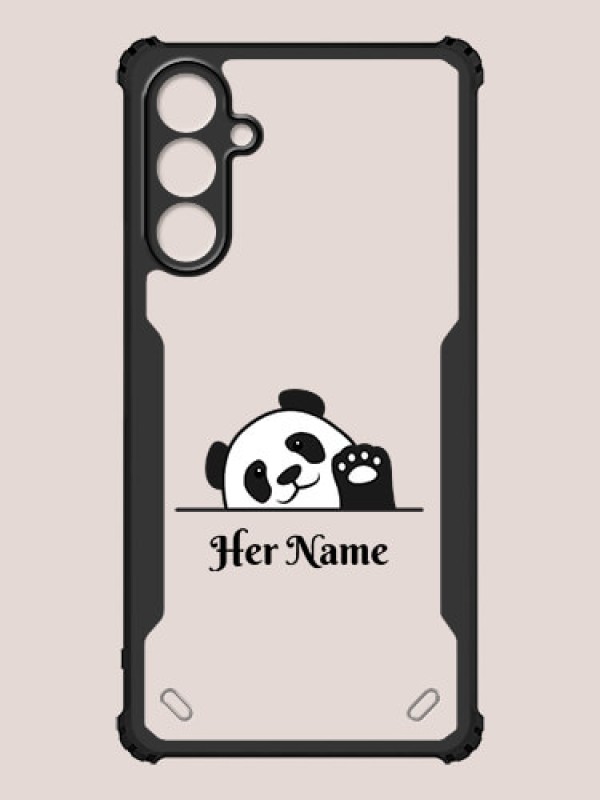 Custom Galaxy M15 5G Custom Hybrid Mobile Phone Case With Cute Baby Panda Design