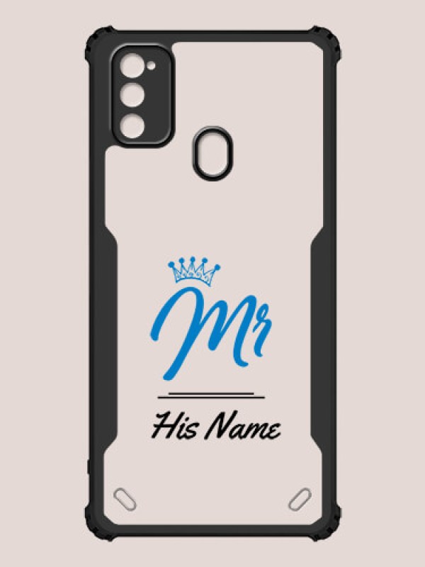 Custom Galaxy M21 Custom Hybrid Mobile Phone Case With Mr King Design