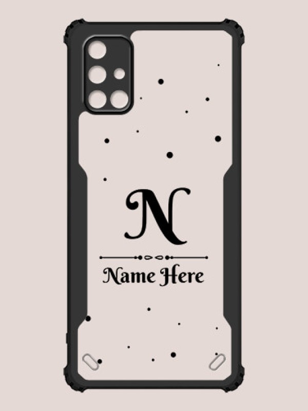 Custom Galaxy M31s Custom Hybrid Mobile Phone Case With Polka Dot Themed Design