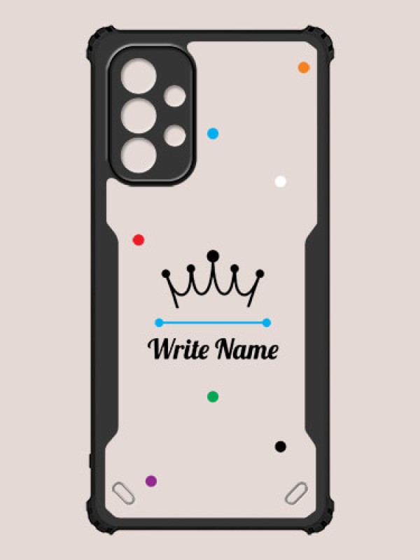 Custom Galaxy M32 5G Custom Hybrid Mobile Phone Case With The King Design
