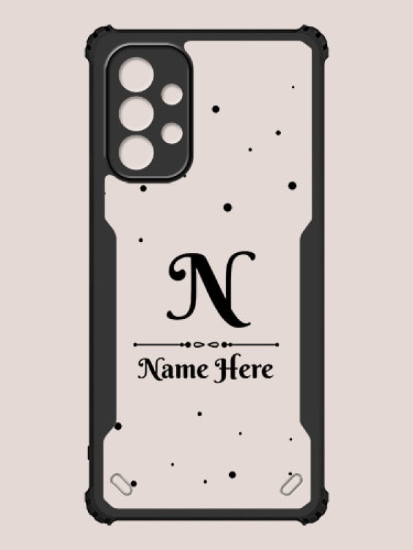 Custom Galaxy M32 5G Custom Hybrid Mobile Phone Case With Polka Dot Themed Design