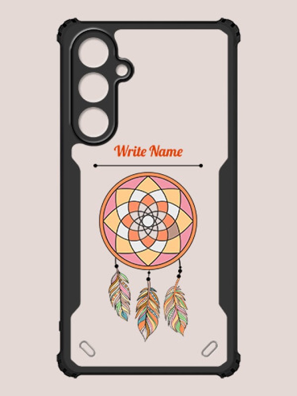 Custom Galaxy M35 5G Custom Hybrid Mobile Phone Case With Dream Catcher Design