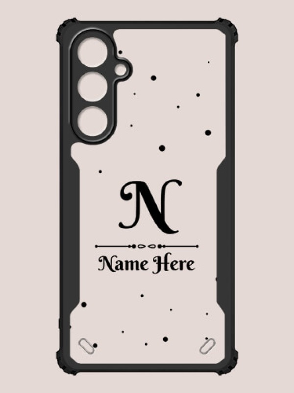 Custom Galaxy M35 5G Custom Hybrid Mobile Phone Case With Polka Dot Themed Design