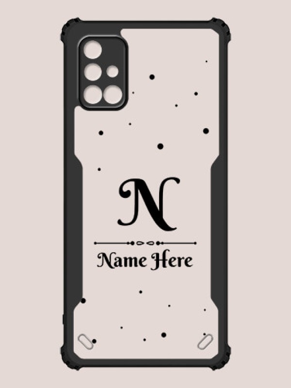 Custom Galaxy M51 Custom Hybrid Mobile Phone Case With Polka Dot Themed Design