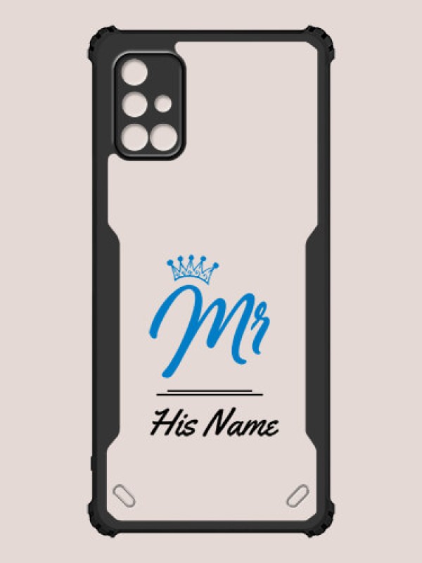 Custom Galaxy M51 Custom Hybrid Mobile Phone Case With Mr King Design