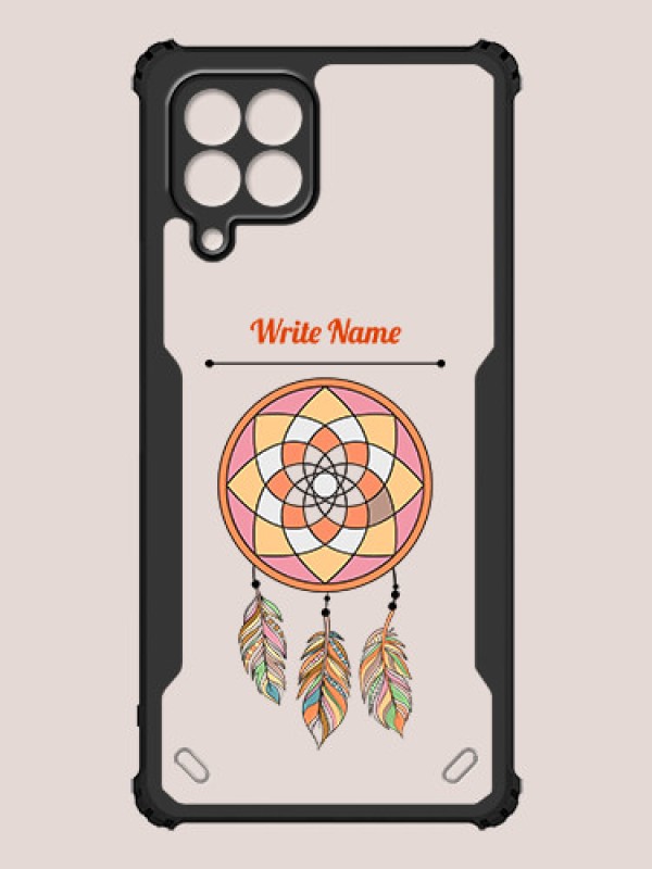 Custom Galaxy M53 5G Custom Hybrid Mobile Phone Case With Dream Catcher Design