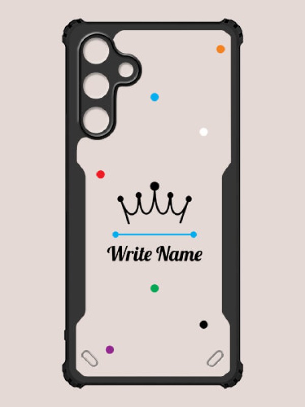 Custom Galaxy M55 5G Custom Hybrid Mobile Phone Case With The King Design