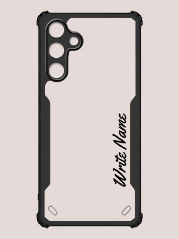 Custom Galaxy M55 5G Custom Hybrid Mobile Phone Case With Simple Text Design