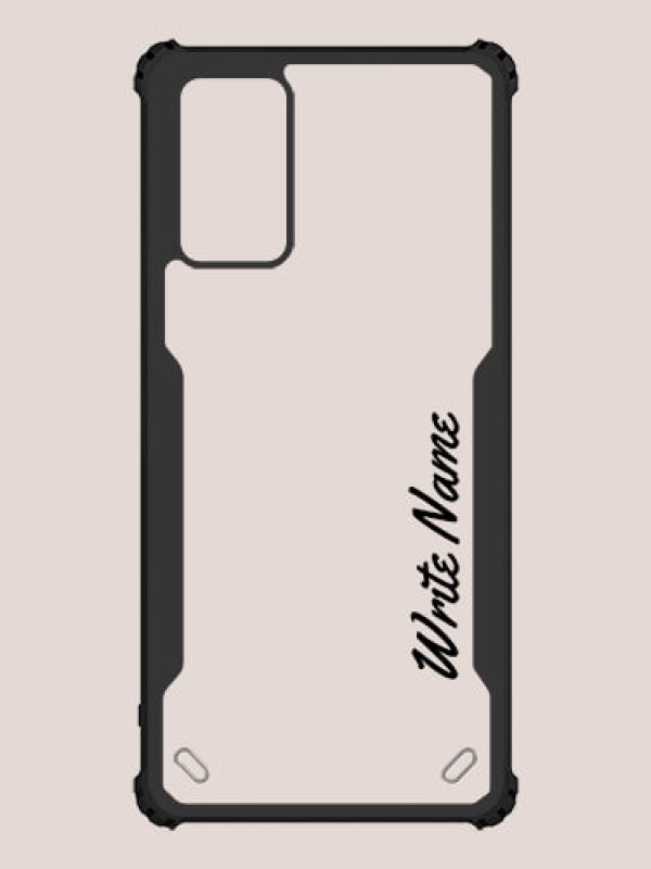 Custom Galaxy Note 20 Custom Hybrid Mobile Phone Case With Simple Text Design