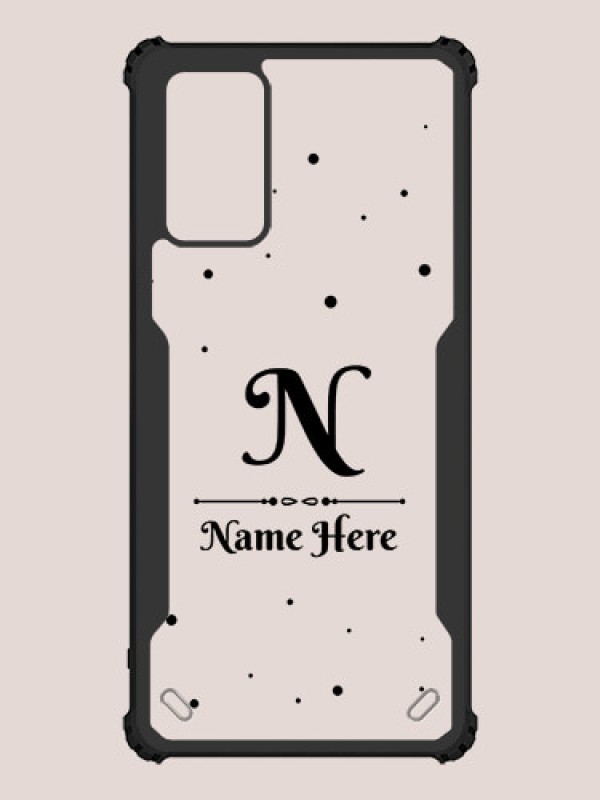 Custom Galaxy Note 20 Custom Hybrid Mobile Phone Case With Polka Dot Themed Design