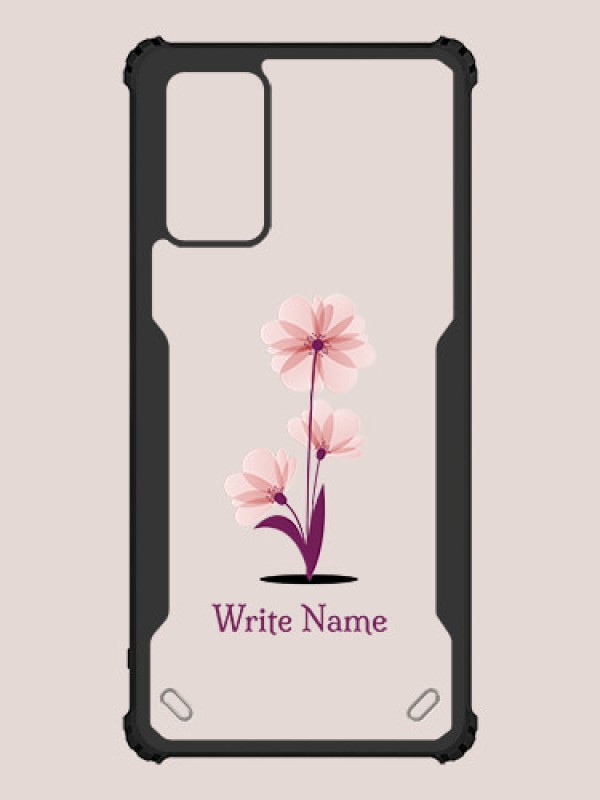 Custom Galaxy Note 20 Custom Hybrid Mobile Phone Case With Flower Design