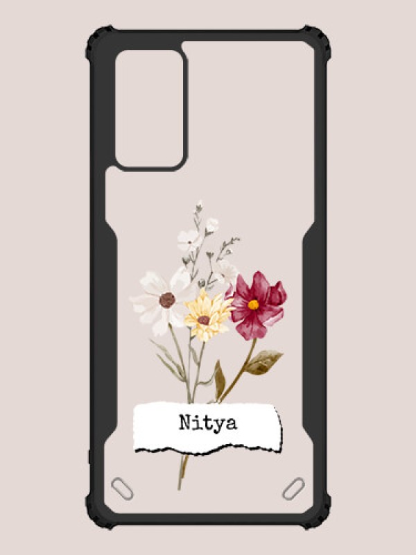 Custom Galaxy Note 20 Custom Hybrid Mobile Phone Case With Beautiful Flowers Design