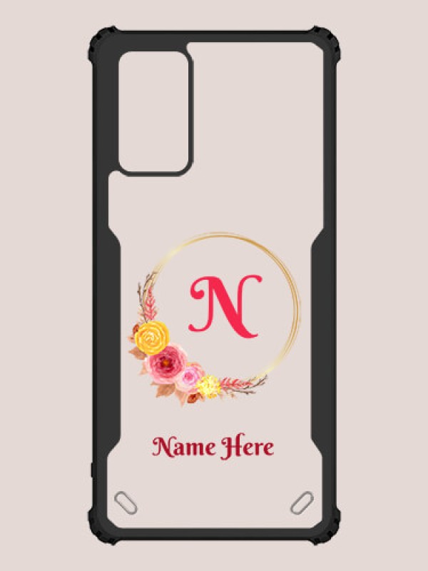 Custom Galaxy Note 20 Custom Hybrid Mobile Phone Case With Wreath Themed Design