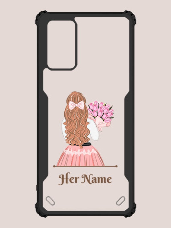 Custom Galaxy Note 20 Custom Hybrid Mobile Phone Case With Beautiful Woman Design