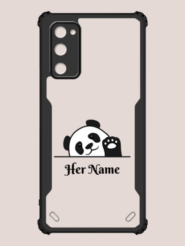 Custom Samsung Galaxy S20 FE 5G Custom Hybrid Mobile Phone Case With Cute Baby Panda Design