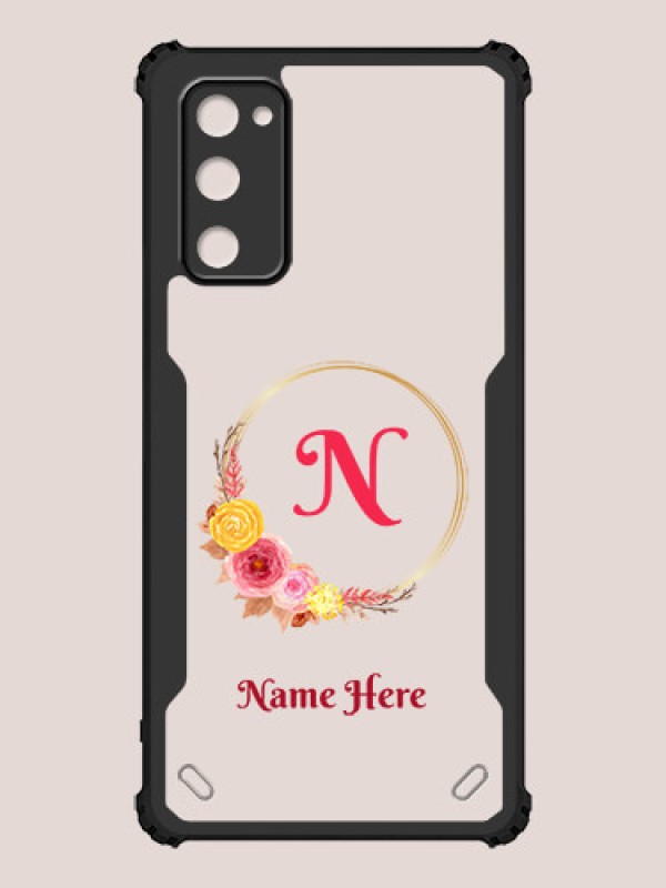 Custom Samsung Galaxy S20 FE 5G Custom Hybrid Mobile Phone Case With Wreath Themed Design