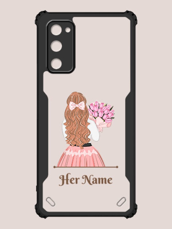 Custom Samsung Galaxy S20 FE 5G Custom Hybrid Mobile Phone Case With Beautiful Woman Design
