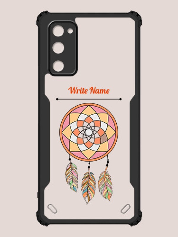 Custom Galaxy S20 FE Custom Hybrid Mobile Phone Case With Dream Catcher Design