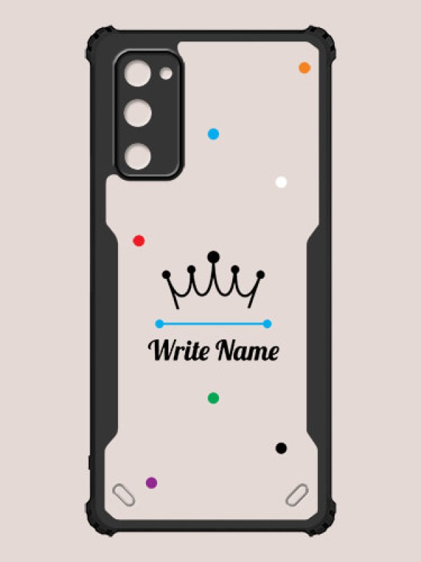 Custom Galaxy S20 FE Custom Hybrid Mobile Phone Case With The King Design