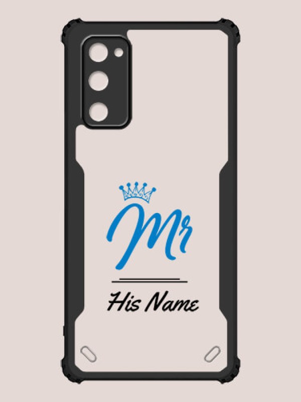 Custom Galaxy S20 FE Custom Hybrid Mobile Phone Case With Mr King Design