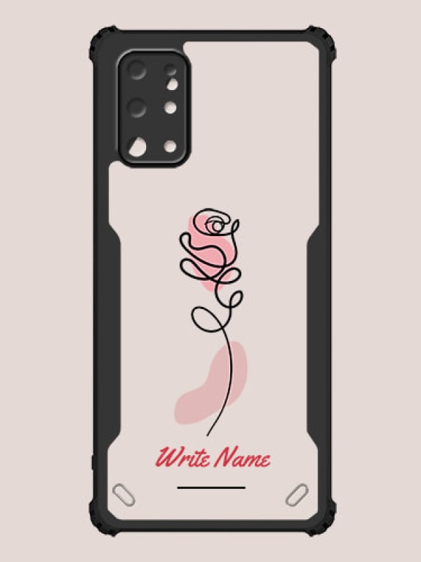Custom Galaxy S20 Plus Custom Hybrid Mobile Phone Case With Rose Flower Design