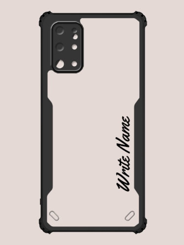 Custom Galaxy S20 Plus Custom Hybrid Mobile Phone Case With Simple Text Design