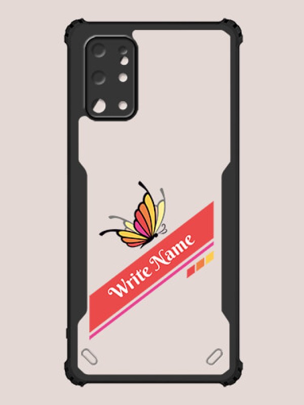 Custom Galaxy S20 Plus Custom Hybrid Mobile Phone Case With Colorful Butterfly Design