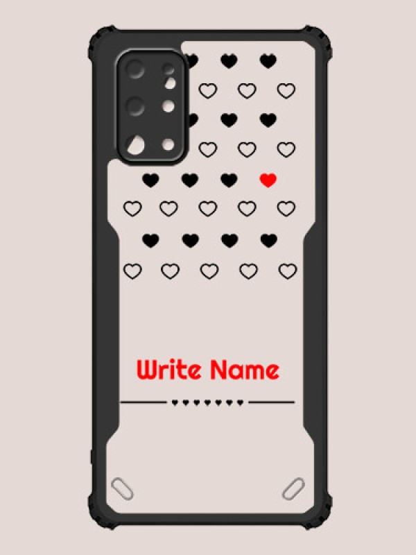 Custom Galaxy S20 Plus Custom Hybrid Mobile Phone Case With Heart Themed Design