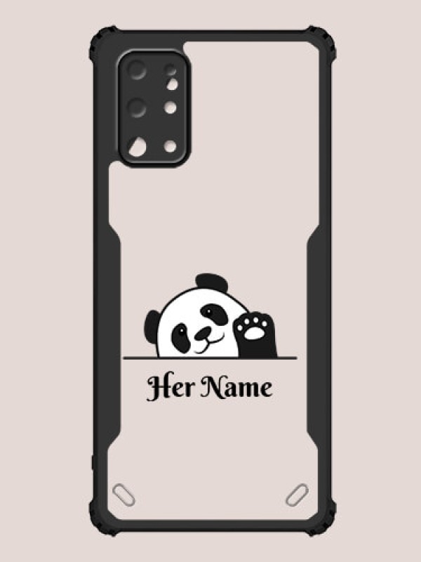 Custom Galaxy S20 Plus Custom Hybrid Mobile Phone Case With Cute Baby Panda Design