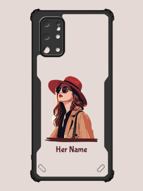 Custom Galaxy S20 Plus Custom Hybrid Mobile Phone Case With Independent Woman Design