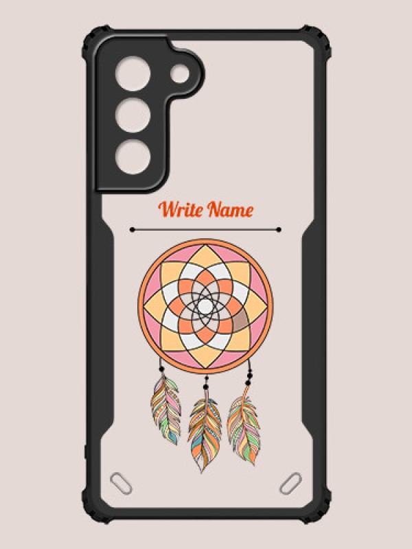 Custom Galaxy S21 FE 5G Custom Hybrid Mobile Phone Case With Dream Catcher Design